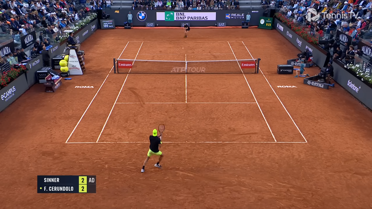 로마오픈 테니스 단식 8강 중계 하이라이트