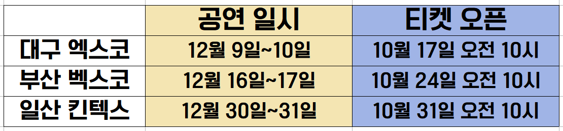 나훈아 콘서트 예매