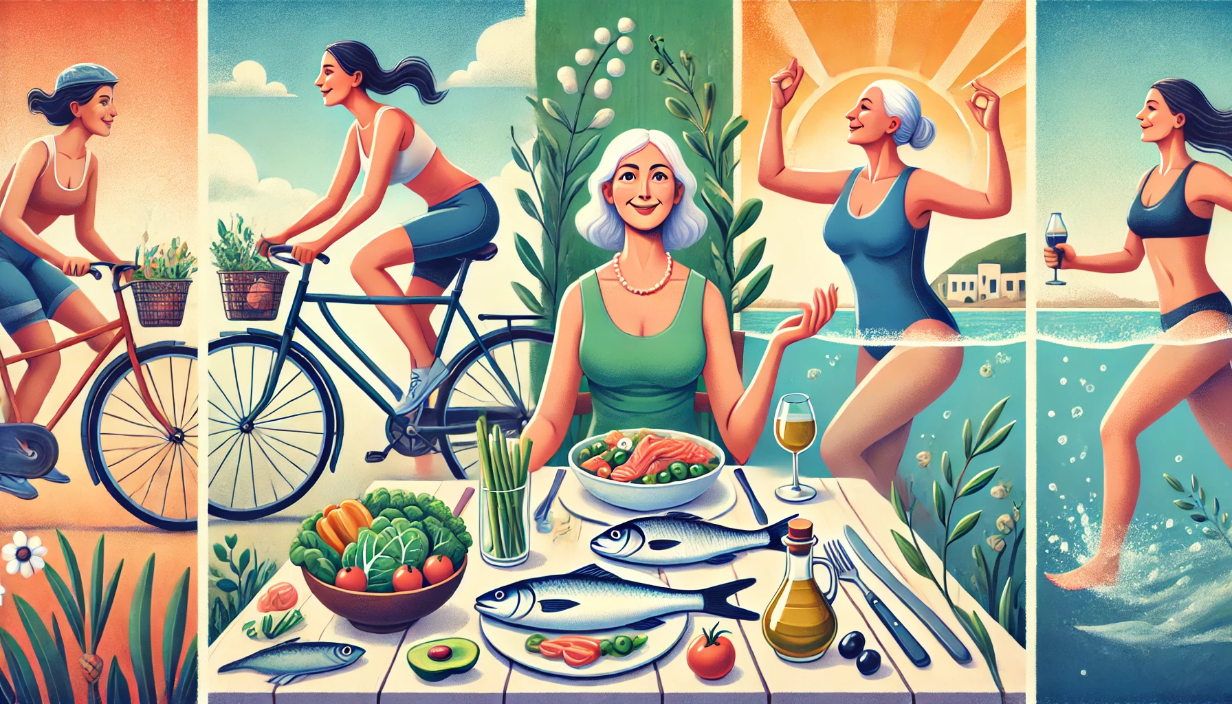 연령별 여성 건강관리 가이드 관련 그림