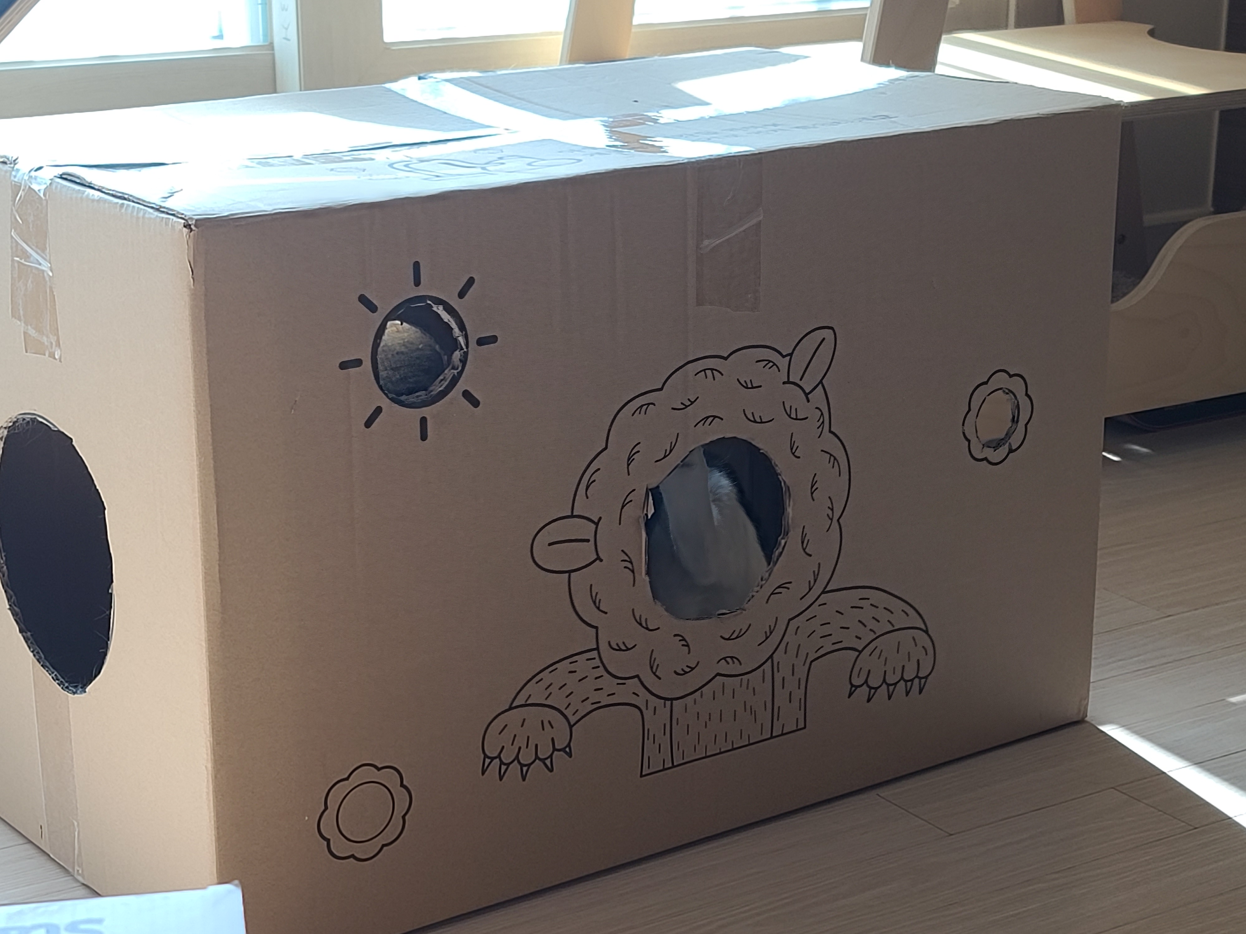 주제를 바꿔버린 건이와 상자놀이터 안의 다다 (feat.오메가3 안먹은 사랑이 ㅋㅋ)