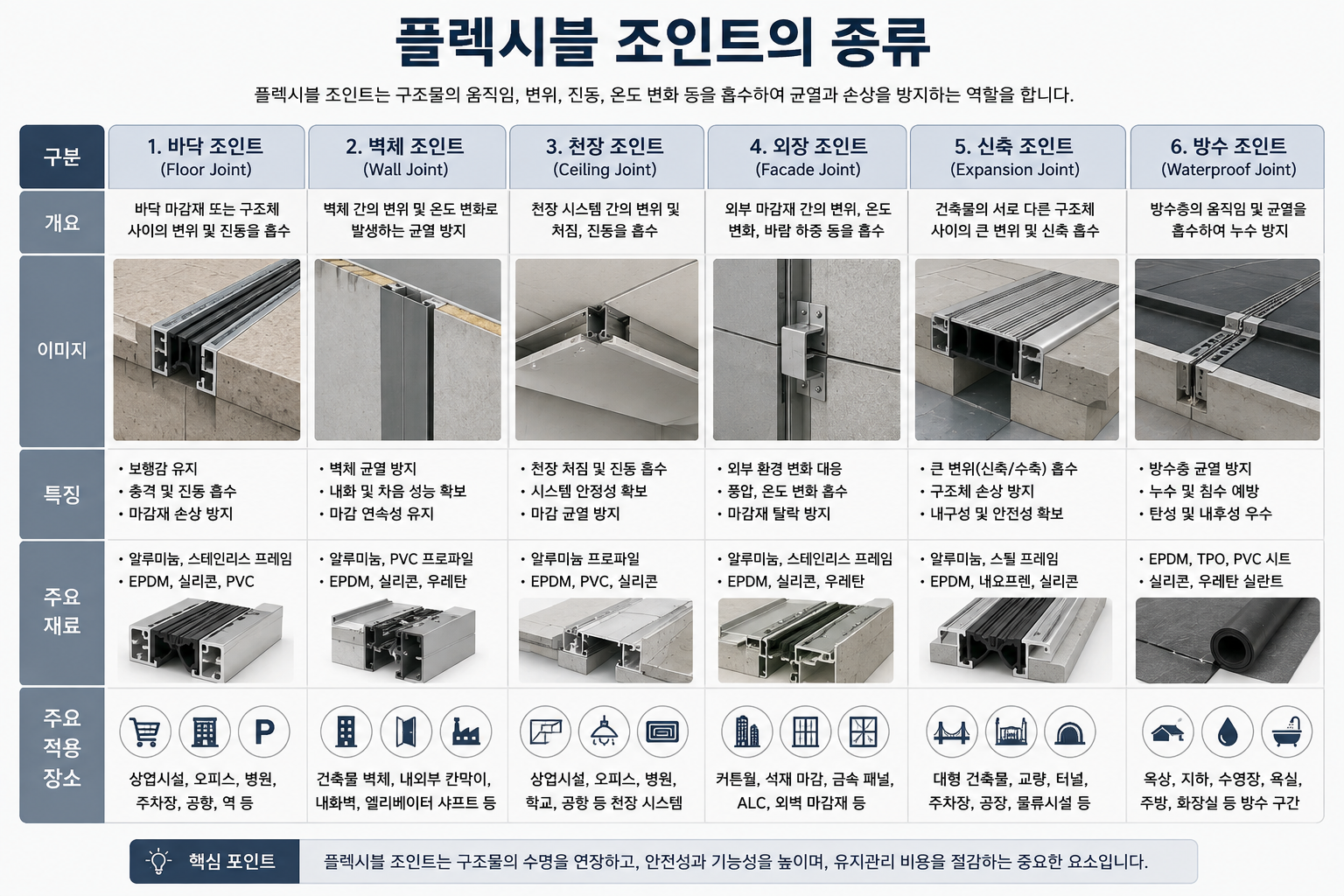 플렉시블 조인트의 종류