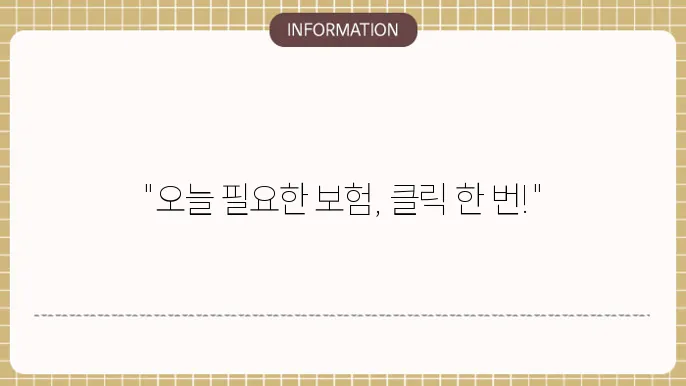 자동차 일일보험 장단점