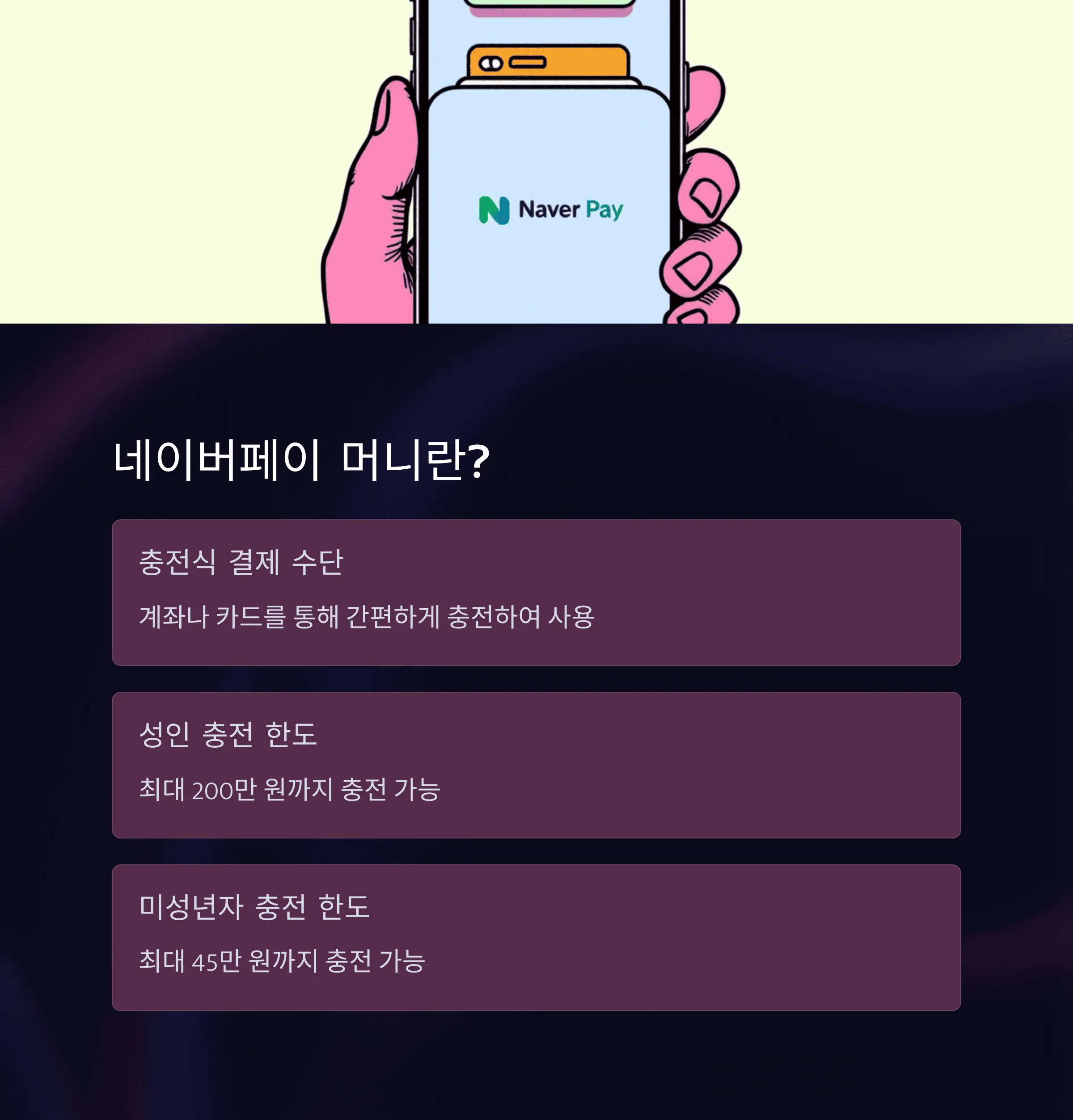 네이버페이 머니 vs 포인트 차이점