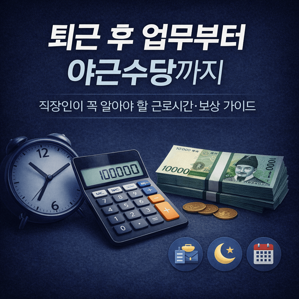 퇴근 후 업무부터 야근수당 -썸네일