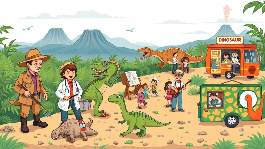 공룡 이색 직업들