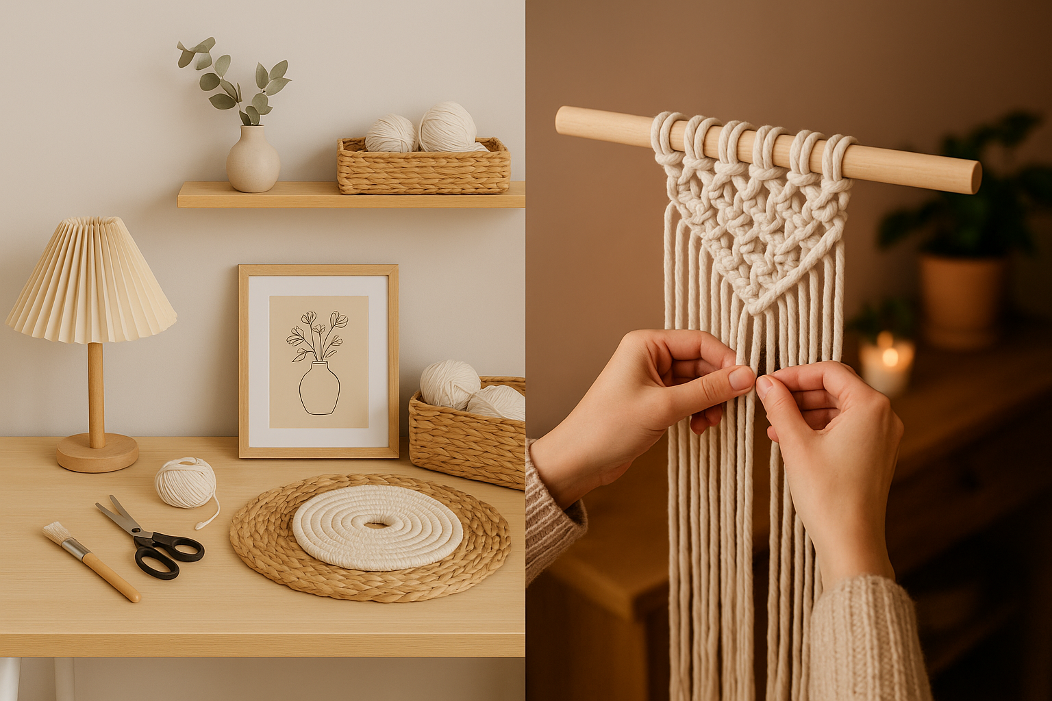 감성 집꾸미기✨ 내 손으로 만드는 인테리어 소품 DIY 가이드