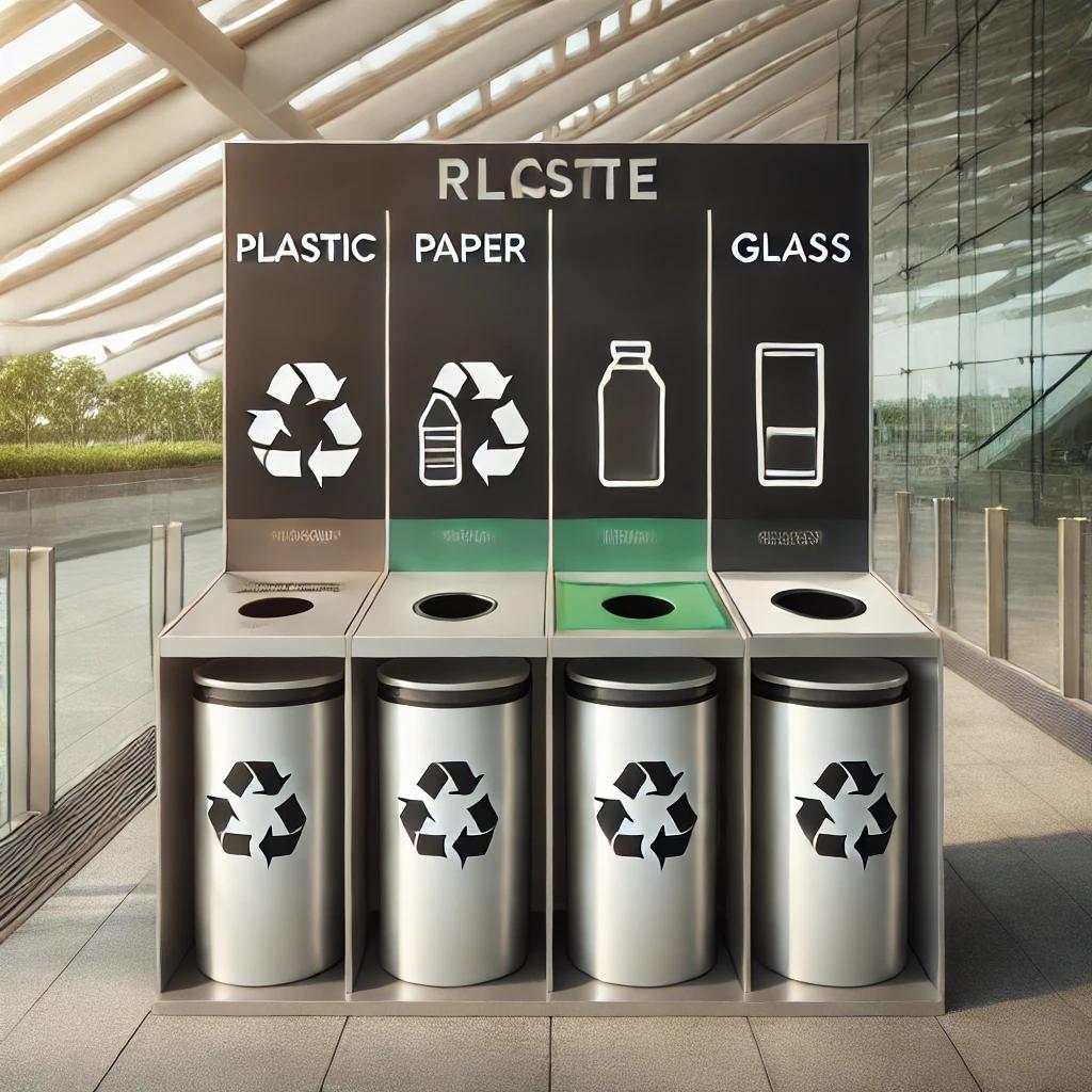 쓰레기 분리수거함