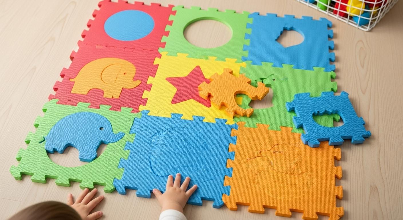 유아 바닥매트 퍼즐