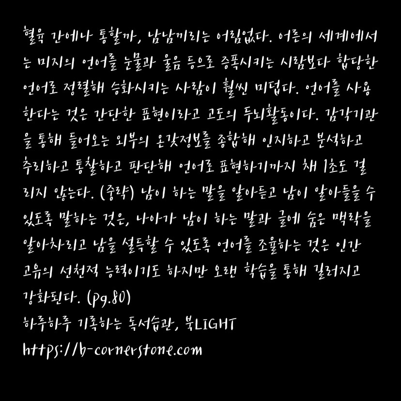 어른의 어휘력