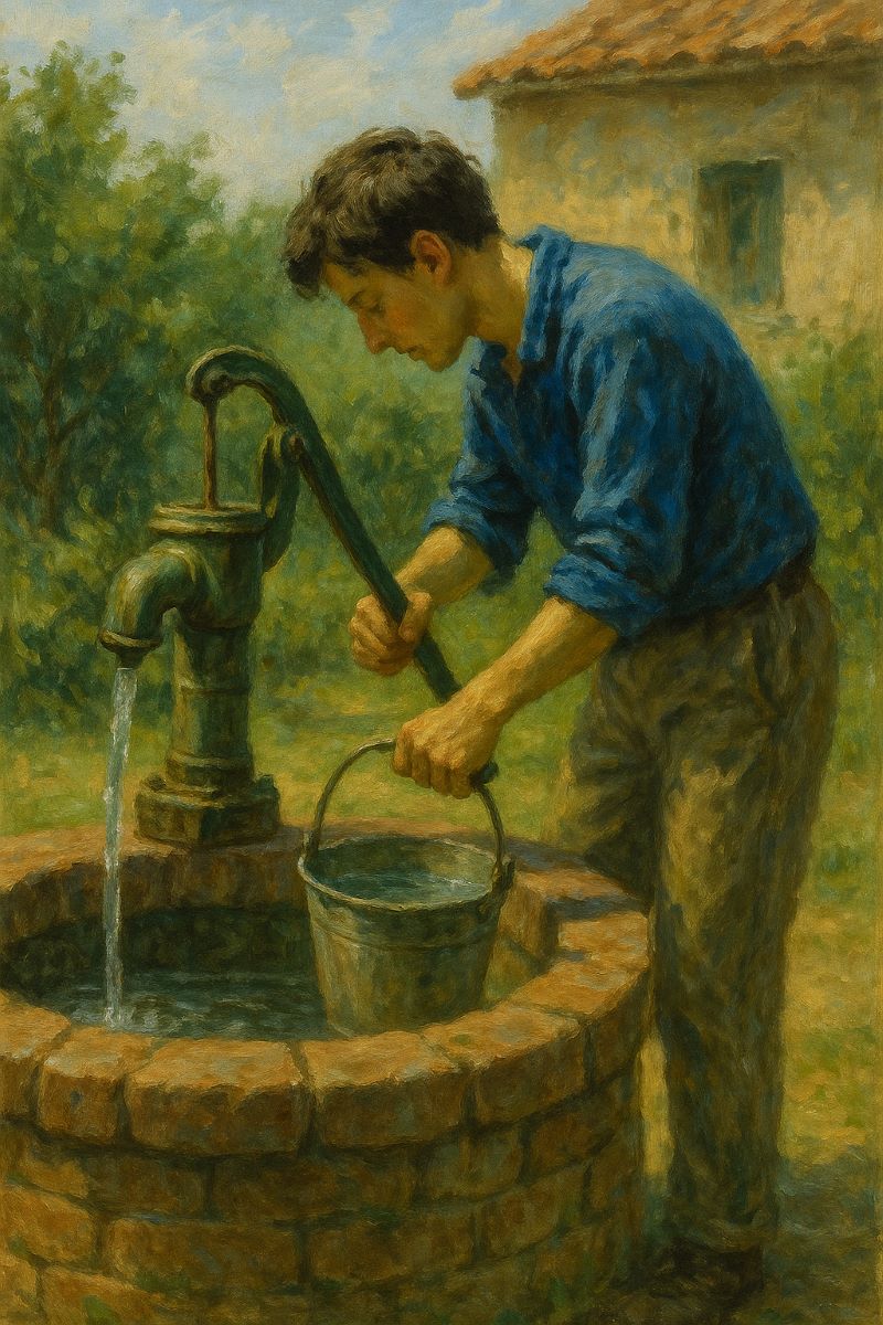 우물 물 퍼올리는 꿈 해몽