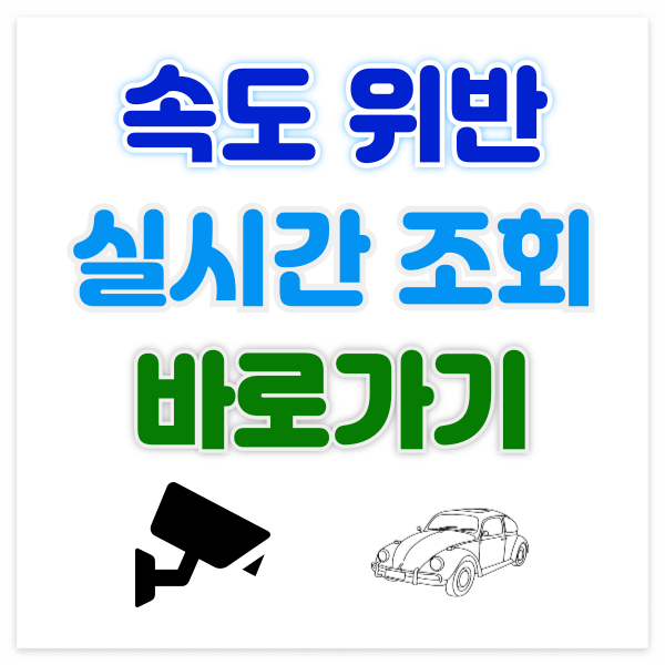속도위반 실시간 조회 방법 (feat. 교통민원24)