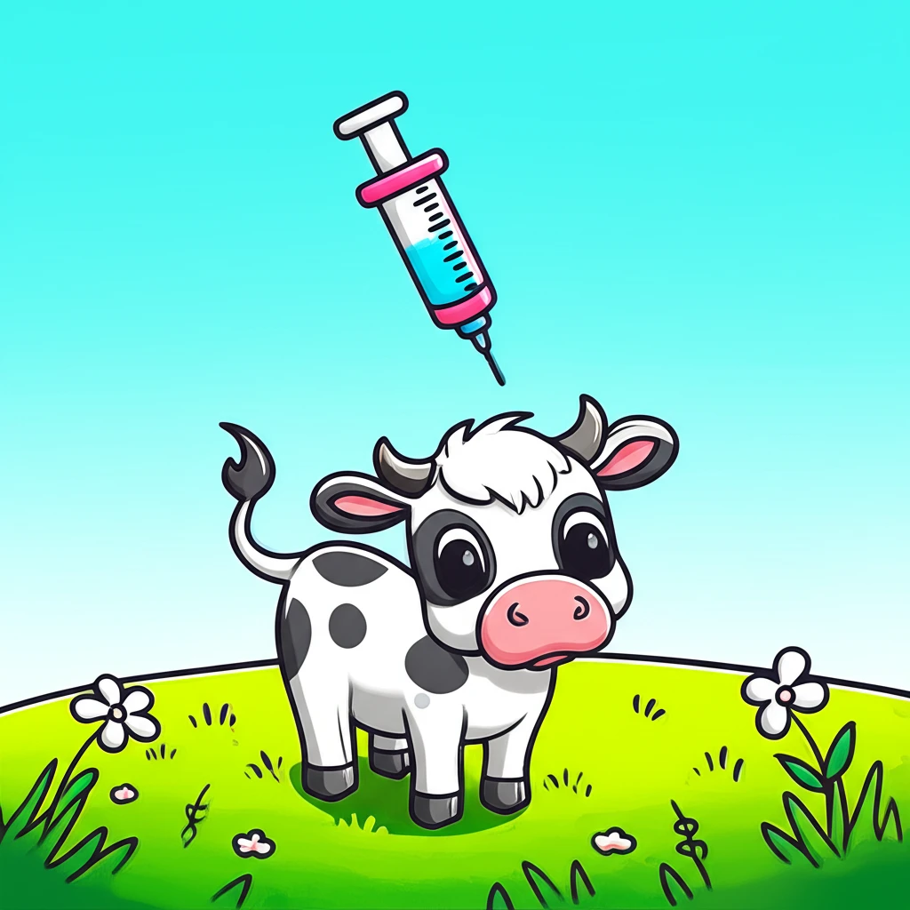 2025년 송아지 설사병 예방 주사 ..