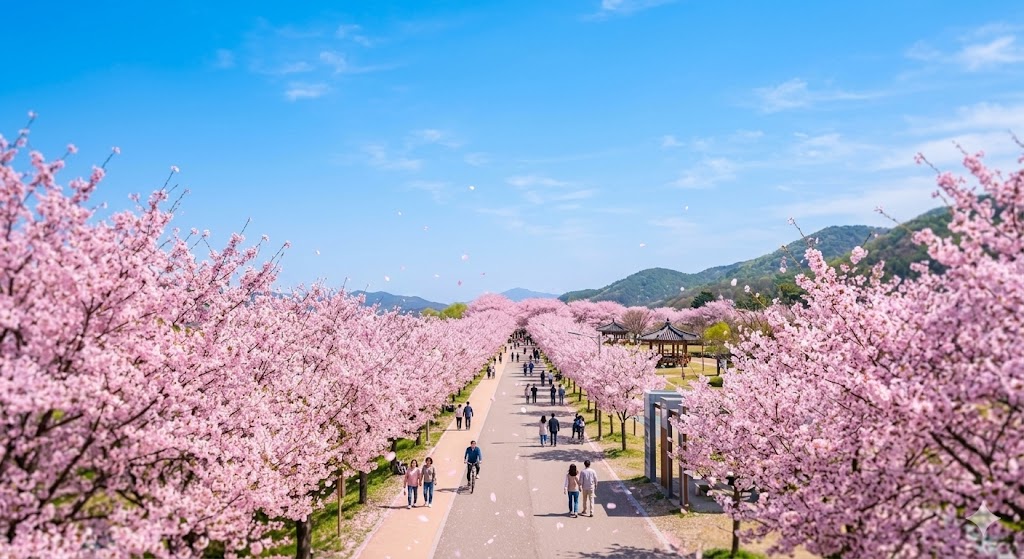 계룡 벚꽃