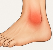 발목 접질렀을때