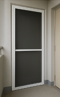 아파트 현관 방충망