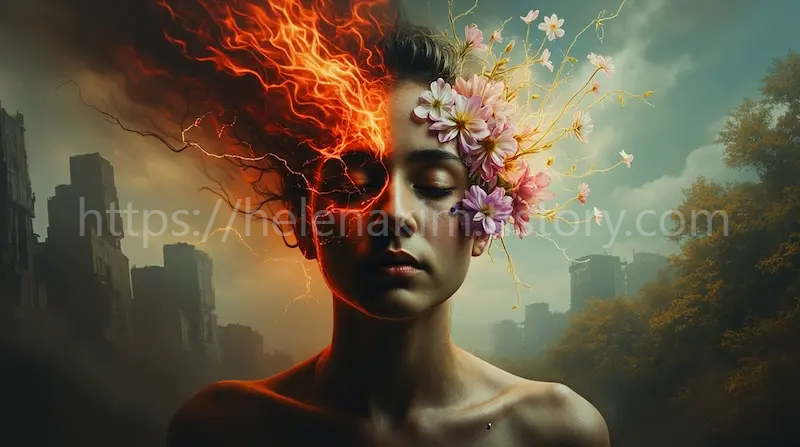 오랜 시간 끓어 오르는 감정.