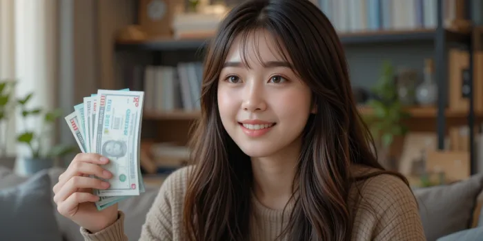 넷플릭스 요금제 절약하는 대학생 모습