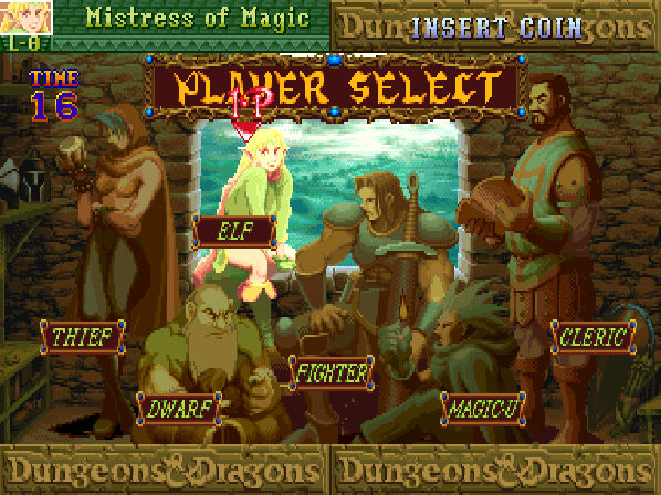 6가지의 캐릭터들이 나와있다