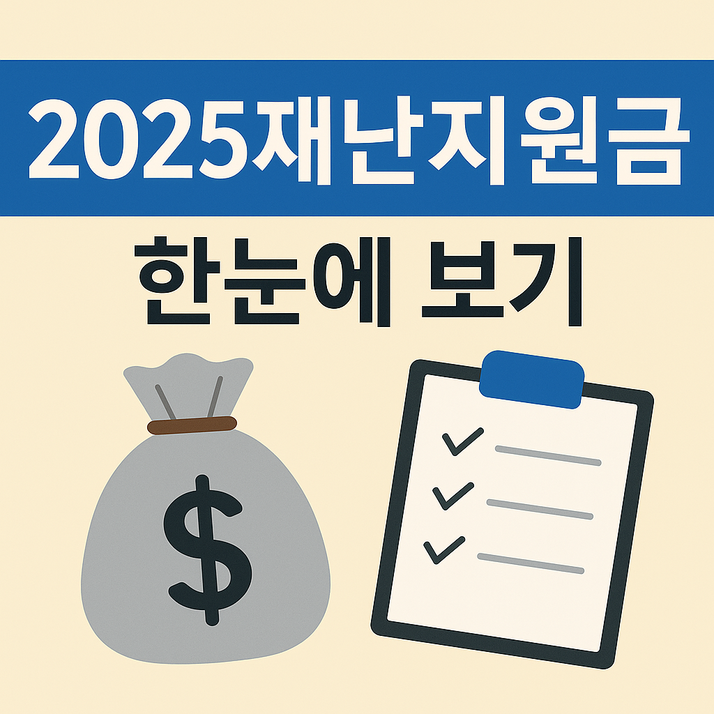 2025 재난지원금 지급 기준 총정리
