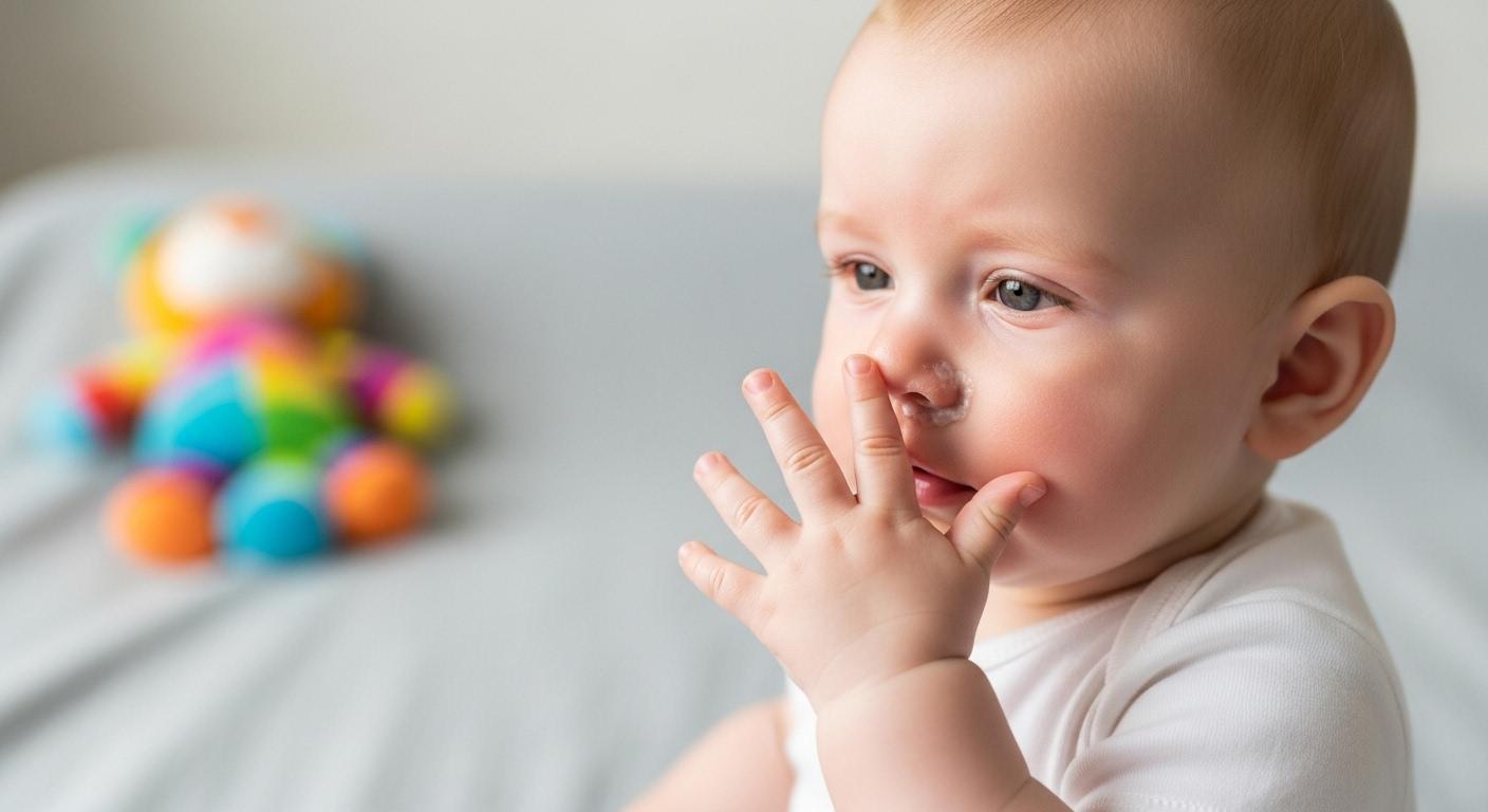 아기 독감 증상 순서
