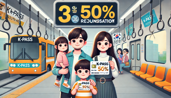 K-패스 3자녀 50% 환급 방법
