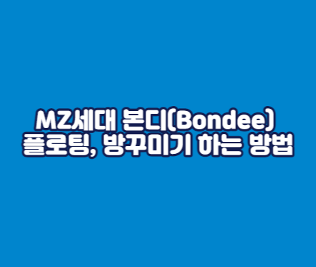 MZ세대 본디(Bondee) 플로팅, 방꾸미기 하는 방법