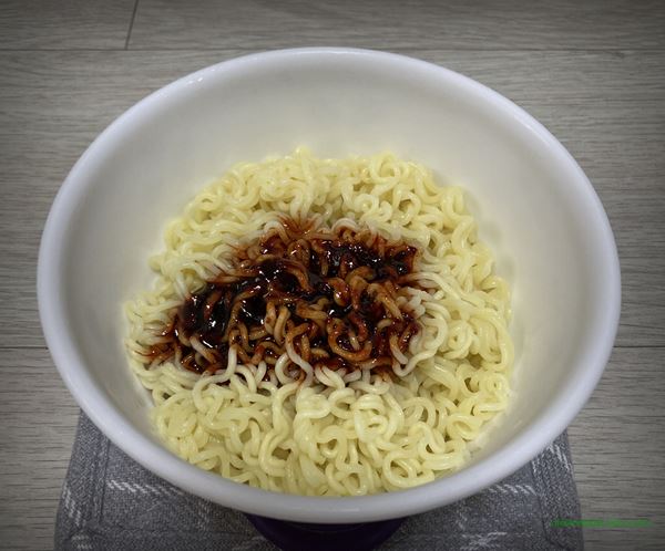 삼양 비빔밀면 비빔 라면 2022년 6~8월 조리 후