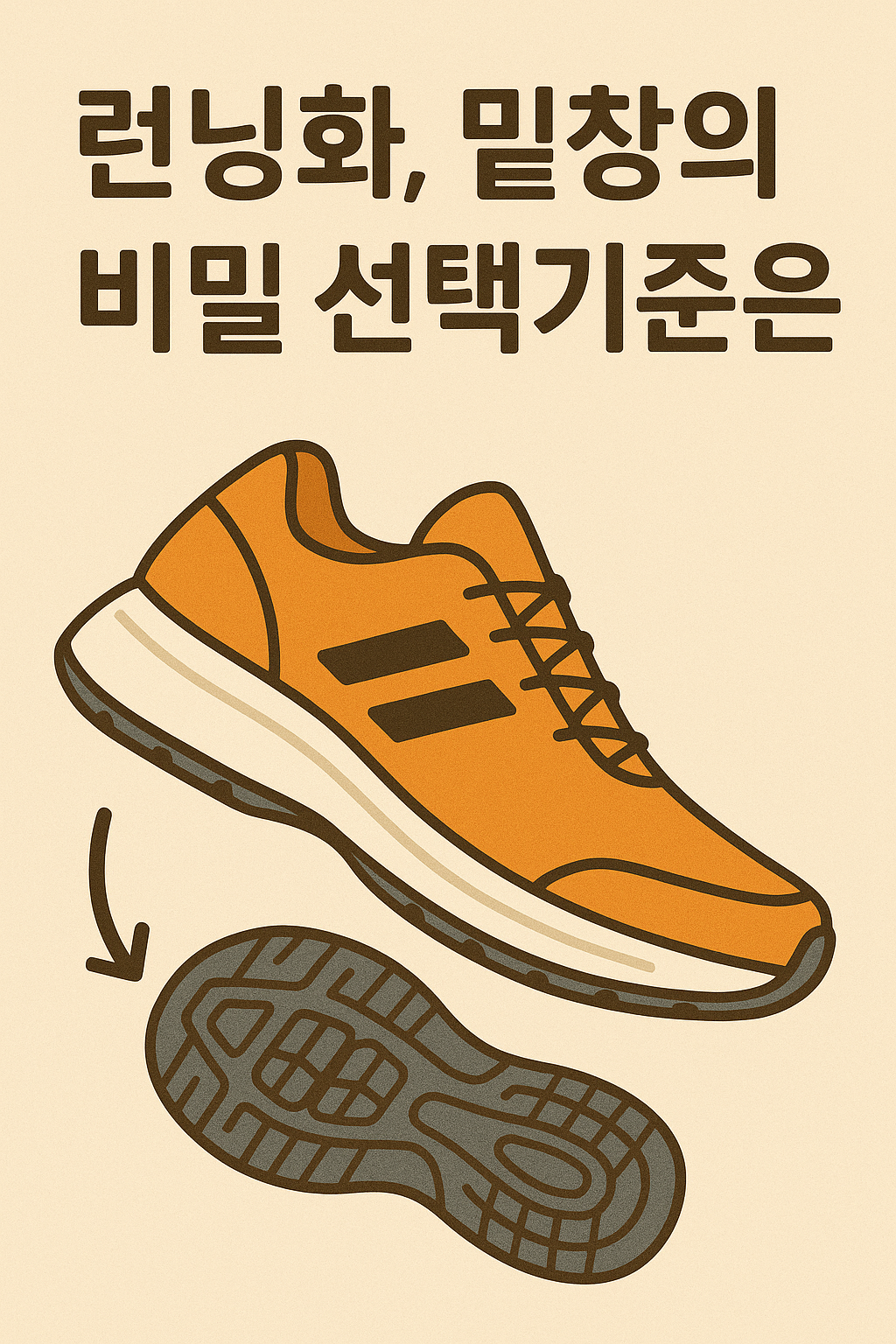런닝화 밑창의 비밀과 올바른 선택 기준