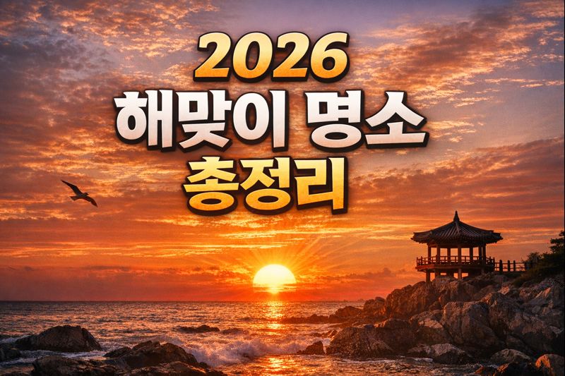 2026 해맞이 명소 총정리! 전국 해돋이 명당 베스트 10