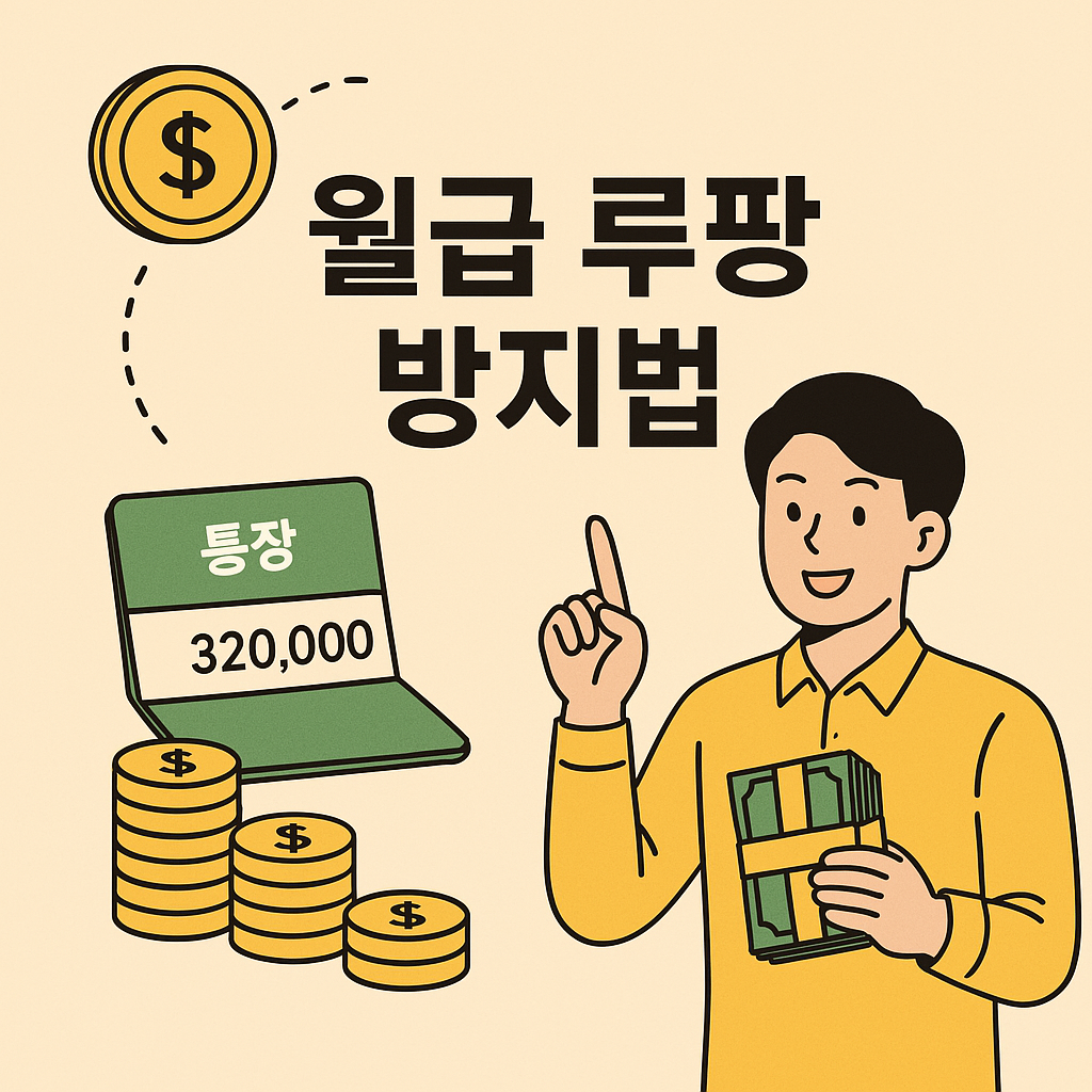 월급 루팡 멈추는법에 대한 사진