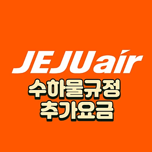 제주항공-기내-및-위탁수하물-규정-무게-초과-추가요금