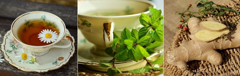 스트레스 완화를 위한 허브 차