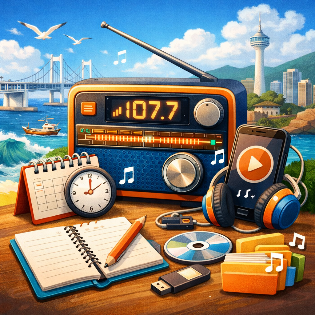 EBS FM 라디오 주파수 부산 107.7MHz부터 편성표·다시듣기까지 완벽 정리 관련 사진