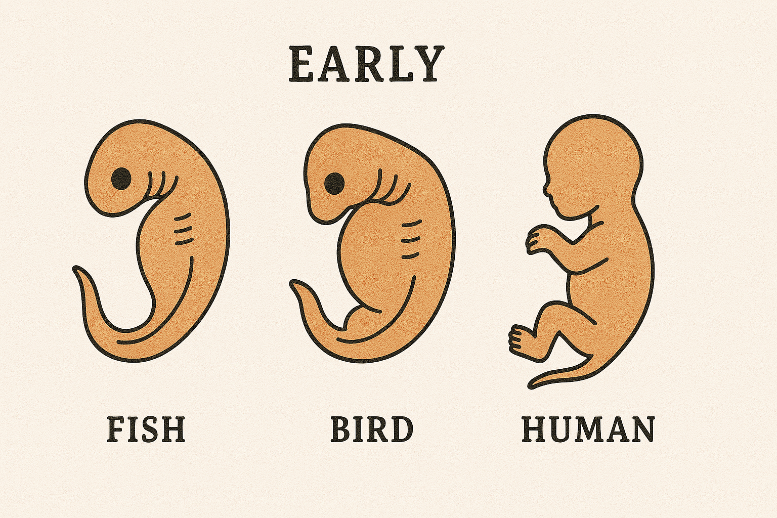 초기 배아의 유사성