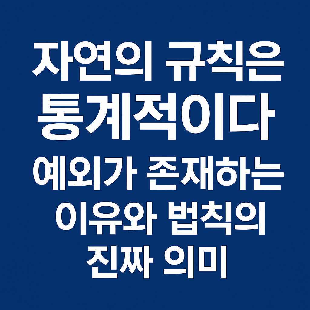 자연 규칙 통계적