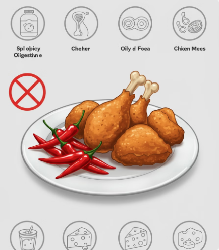 장염이 있을 때 피해야 할 음식