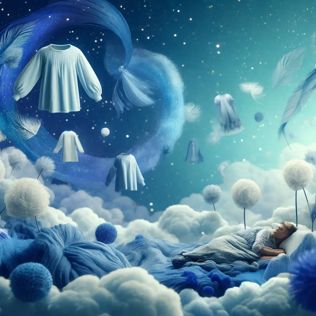 파란색 옷 꿈 해몽