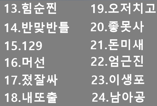 2020 신조어 테스트