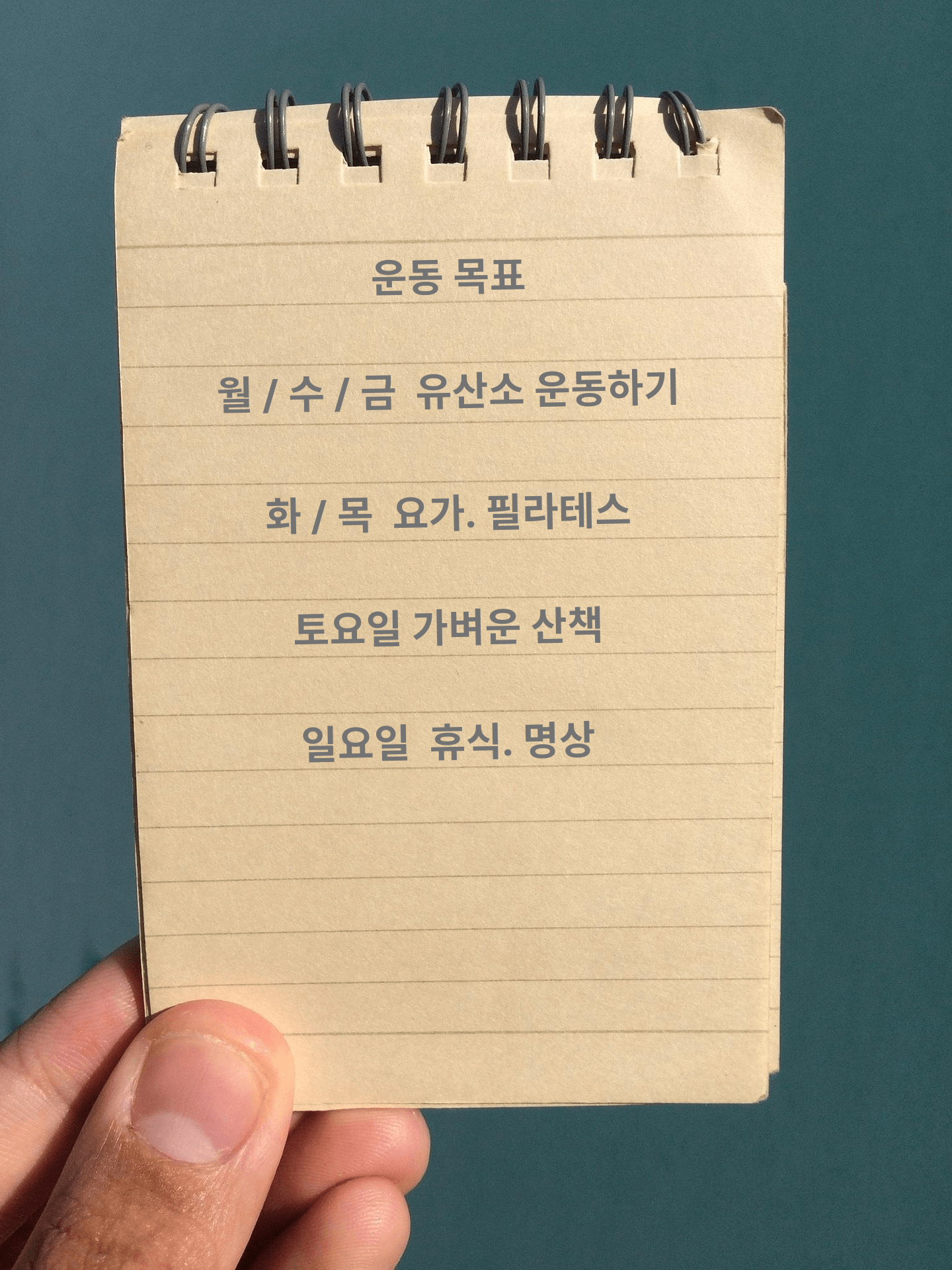 저하증 맞춤형 저강도 루틴