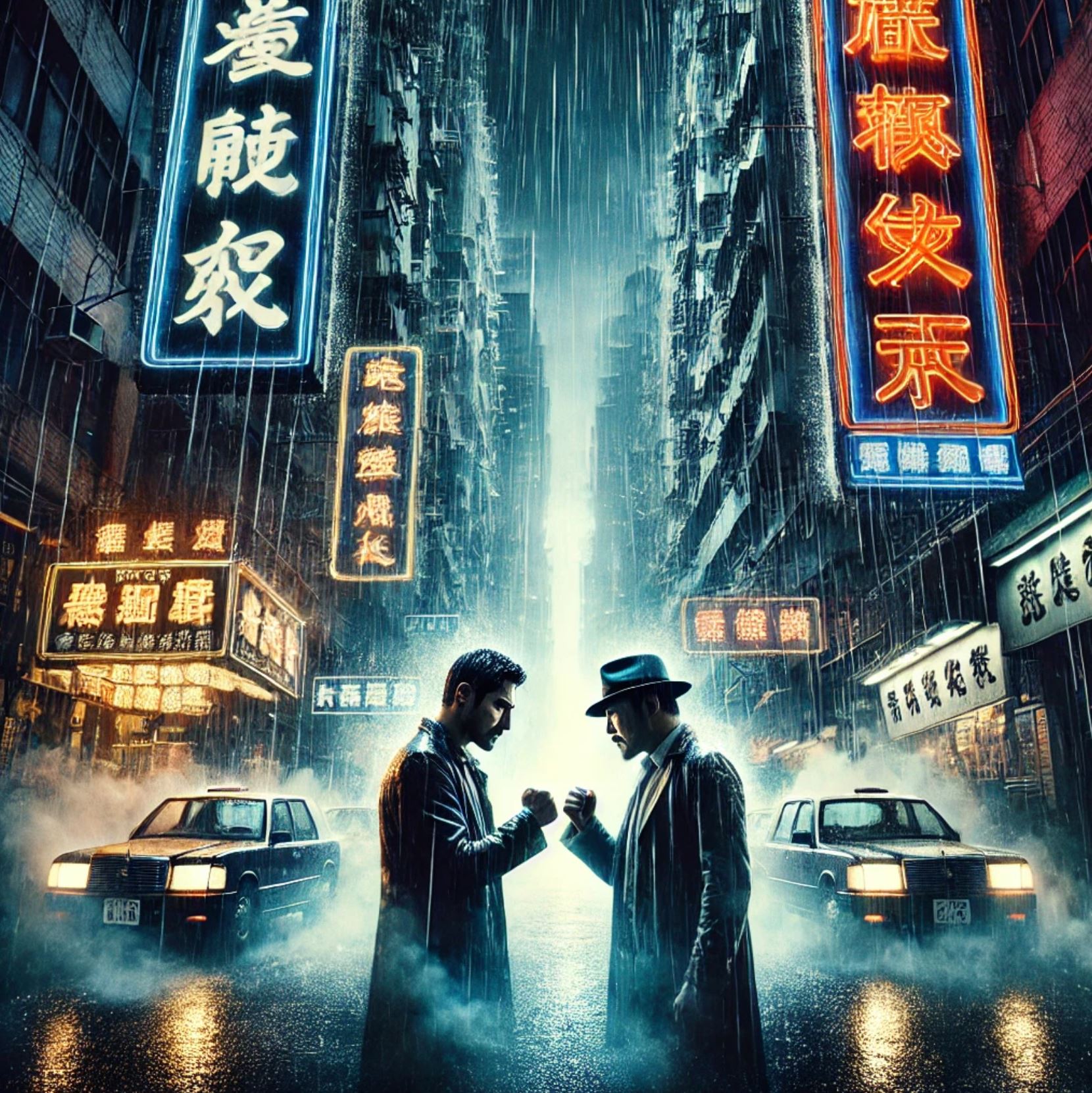 홍콩 느와르 느낌의 영화 포스터