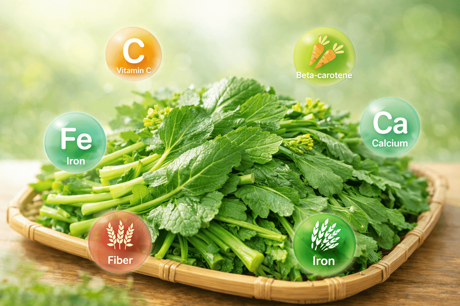 유채나물 영양 성분과 건강 효능