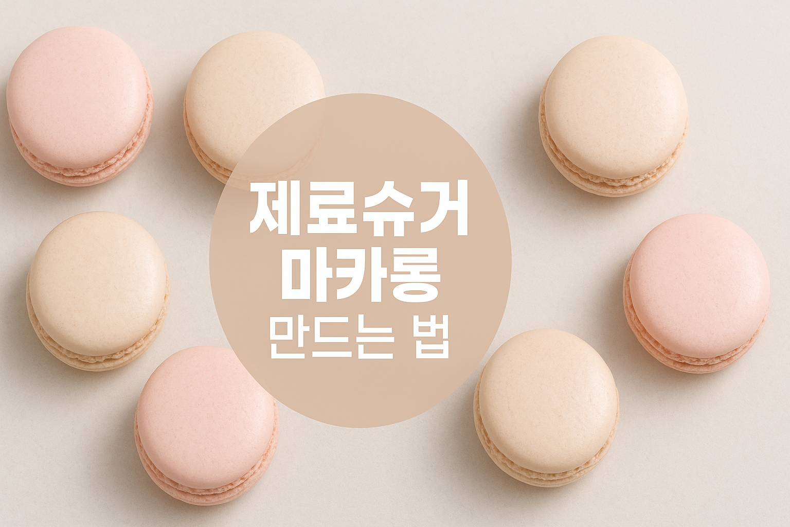 제로슈거 마카롱