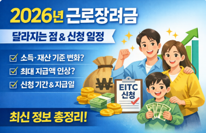 2025년 근로장려금 조기 지급 소식! 신청기간·자격·지급일 총정리