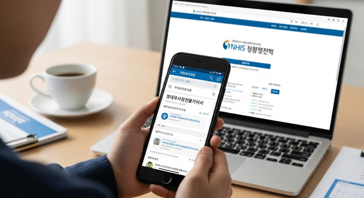 국민건강보험 환급금 조회