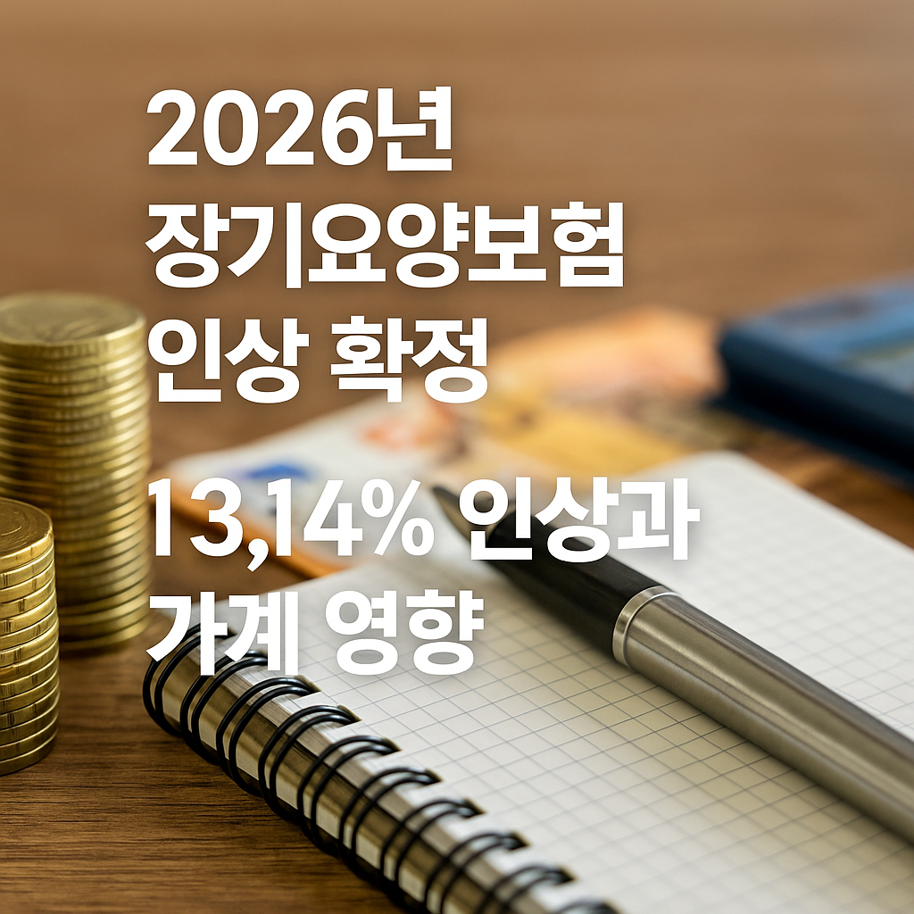 2026년 장기요양보험 인상 확정|13.14% 인상과 가계 영향