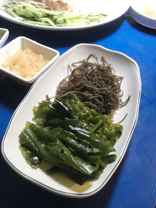 미역, 톳나물
