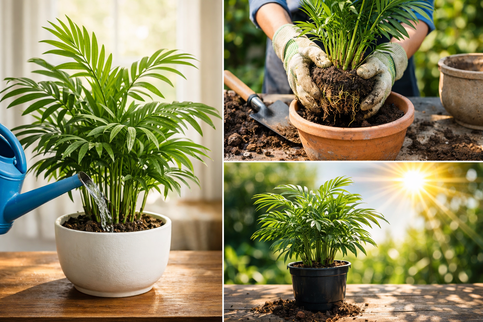 테이블야자 키우기