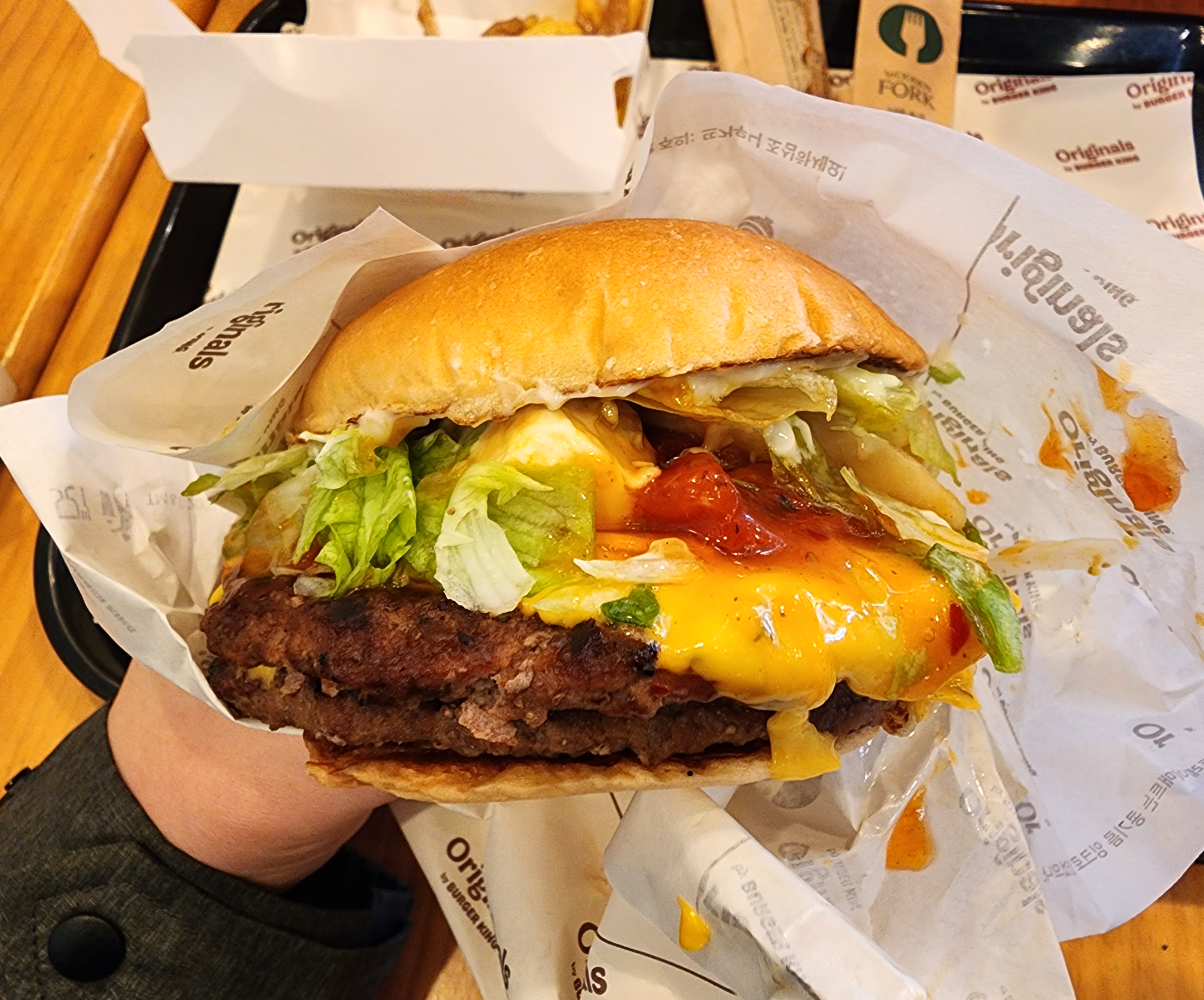 버거킹_오리지널스화이트페타더블