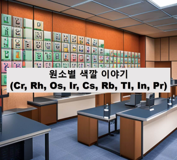 원소별 색깔