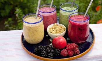 믹서기에 갈은 음식